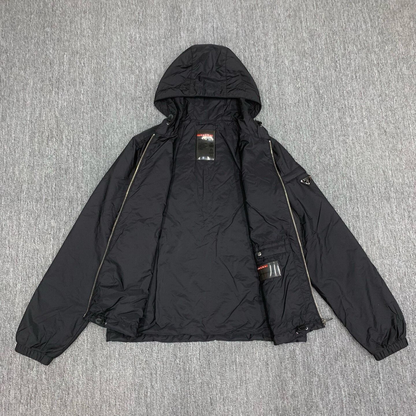 Prada Prada Black Nylon Jacket Size S Size US S / EU 44-46 / 1 - 6 Thumbnail