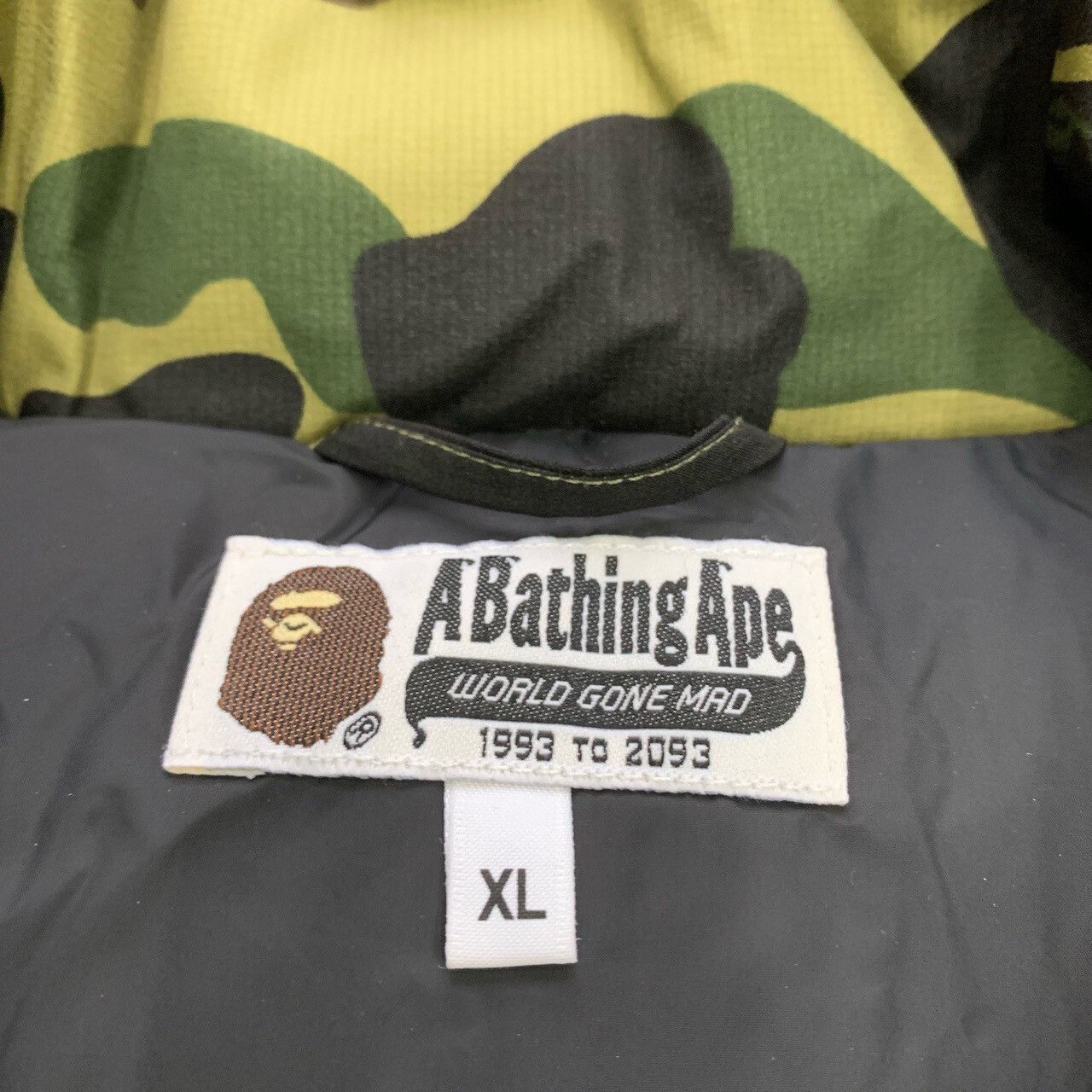 Bape BAPE Green Camo Down Jacket Size XL Size US XL / EU 56 / 4 - 4 Thumbnail