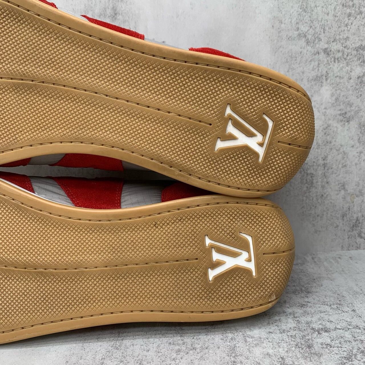 LVC Louis Vuitton Red Sneakers Size 8.5 Size US 9.5 / EU 42-43 - 9 Thumbnail