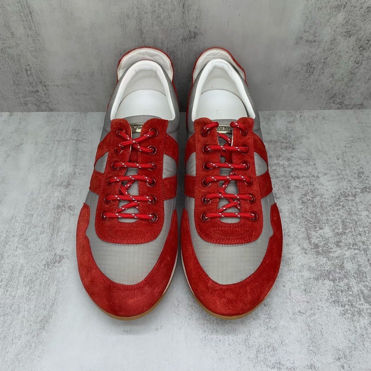 LVC Louis Vuitton Red Sneakers Size 8.5 Size US 9.5 / EU 42-43 - 4 Thumbnail