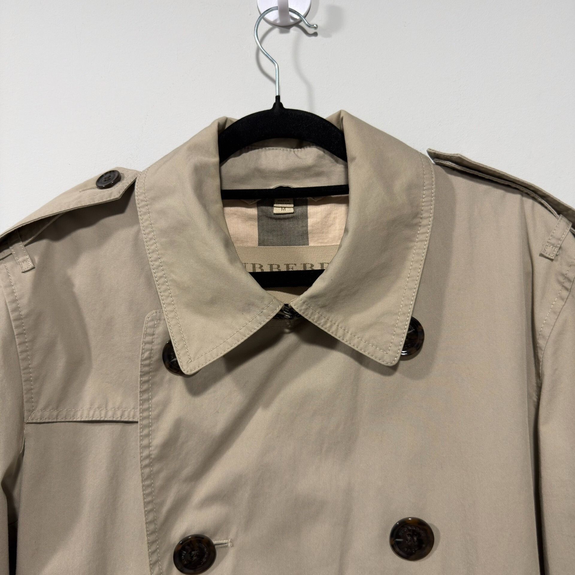 Burberry Burberry Men's Trench Coat in Khaki Size US M / EU 48-50 / 2 - 2 Thumbnail
