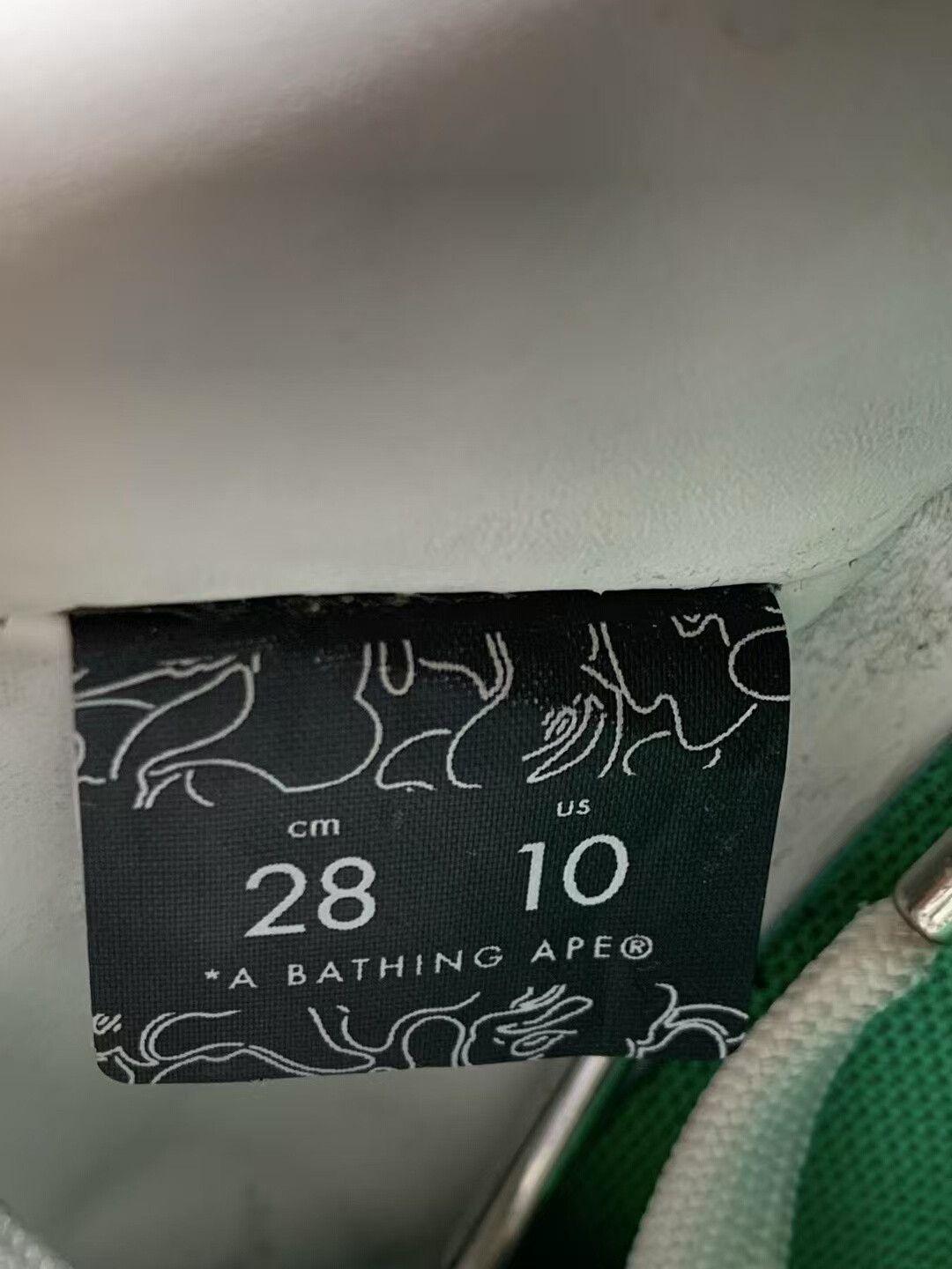 Bape Bape Sta Green Sneakers Size 44 Size US 10 / EU 43 - 8 Thumbnail