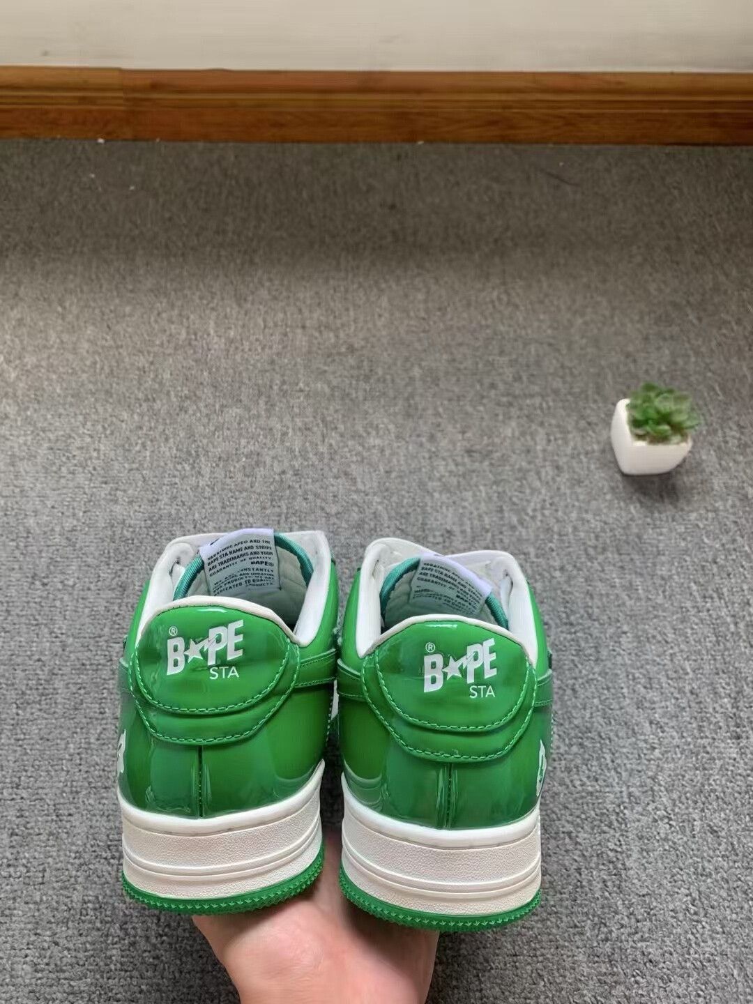 Bape Bape Sta Green Sneakers Size 44 Size US 10 / EU 43 - 6 Thumbnail