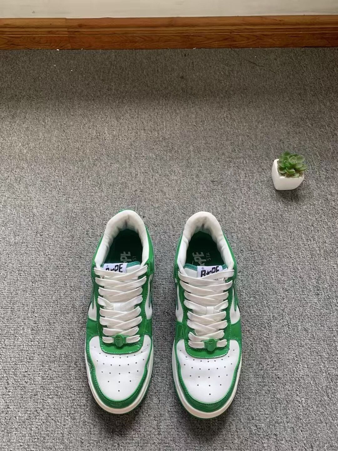 Bape Bape Sta Green Sneakers Size 44 Size US 10 / EU 43 - 5 Thumbnail