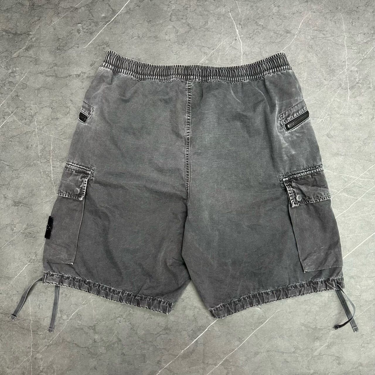 Stone Island Stone Island Wash Out Cargo Shorts Size US 34 / EU 50 - 6 Thumbnail