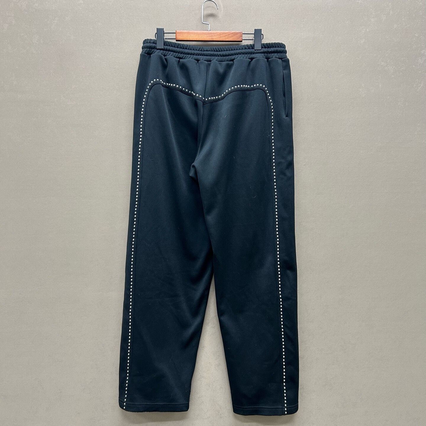 Celine Black Studded Drawstring Pants by Celine Size 30" / US 8 / IT 44 - 2 Thumbnail