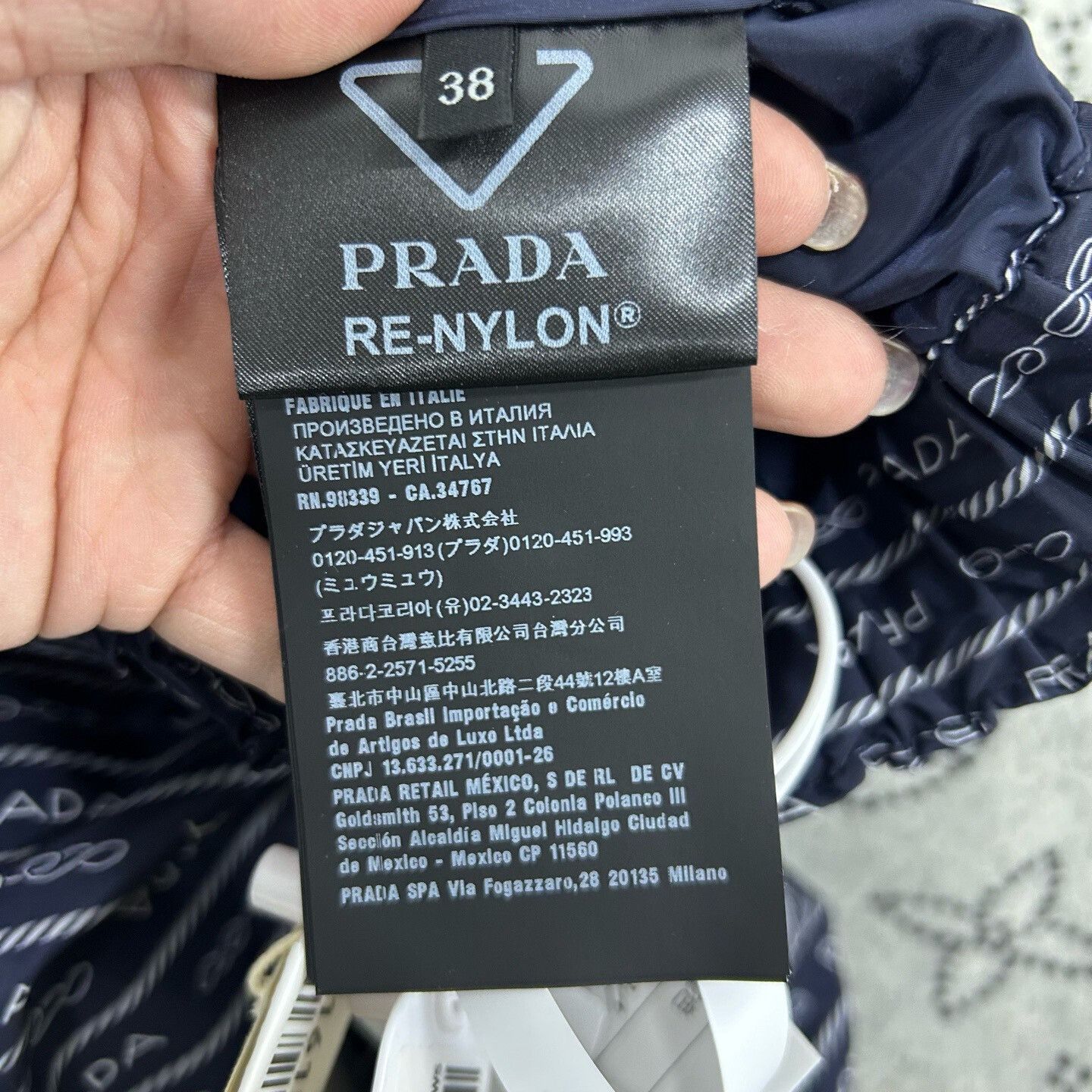 Prada Prada Monogram Logo Triangle Shorts Size US 27 - 5 Thumbnail