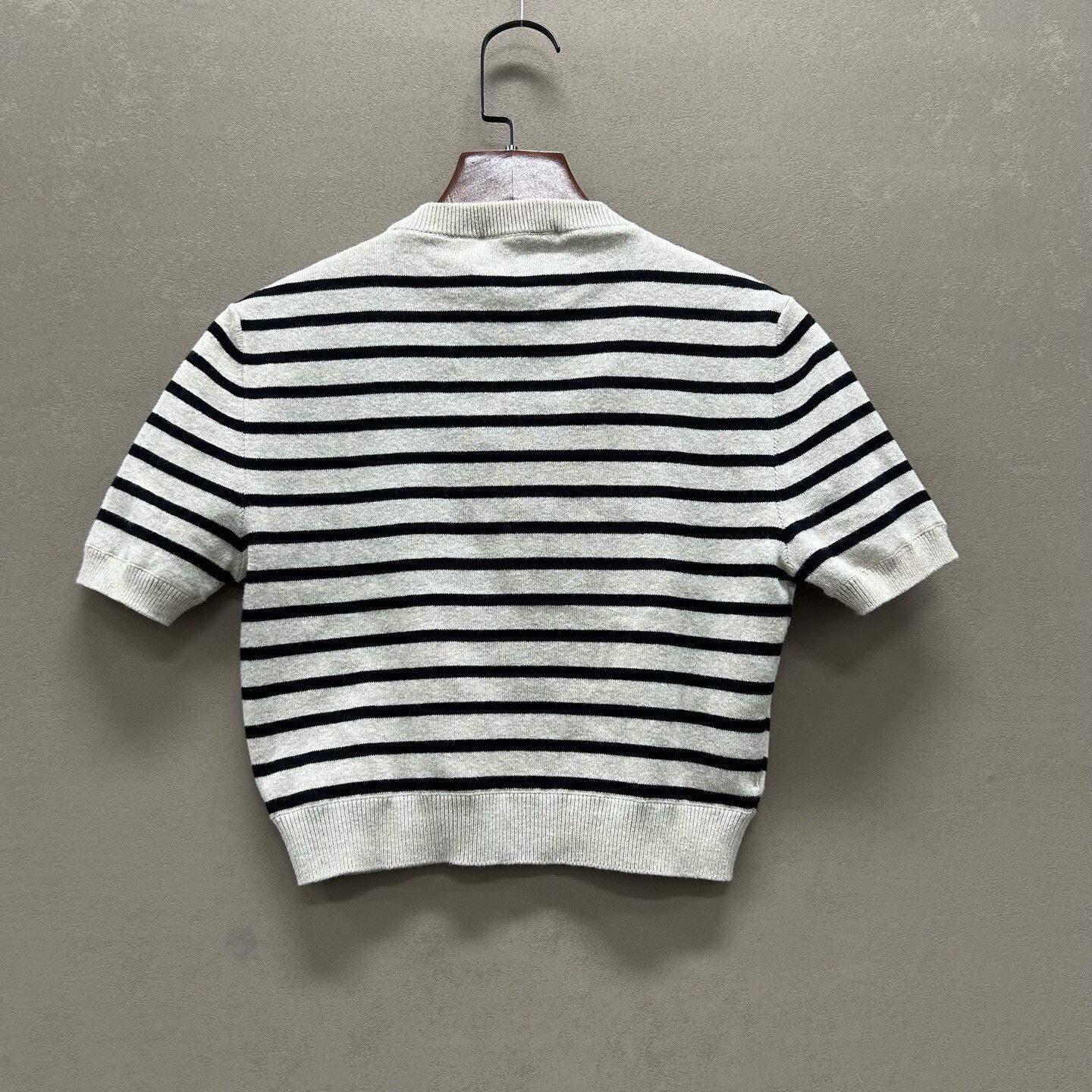 Miu Miu Miu Miu Striped Logo Knit Sweater Size XS / US 0-2 / IT 36-38 - 2 Thumbnail