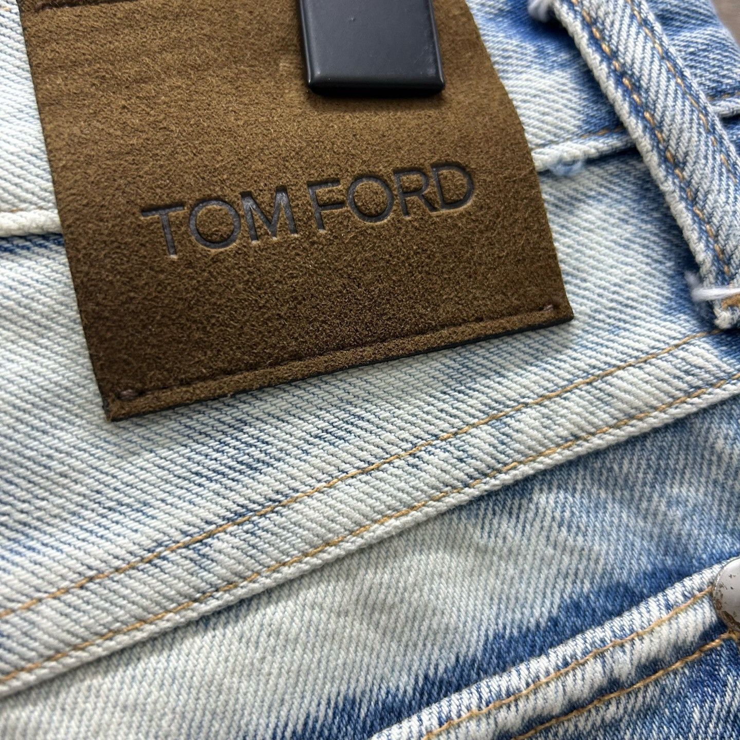 Tom Ford TOM FORD Casual Distressed Straight Jeans Size US 31 - 3 Thumbnail