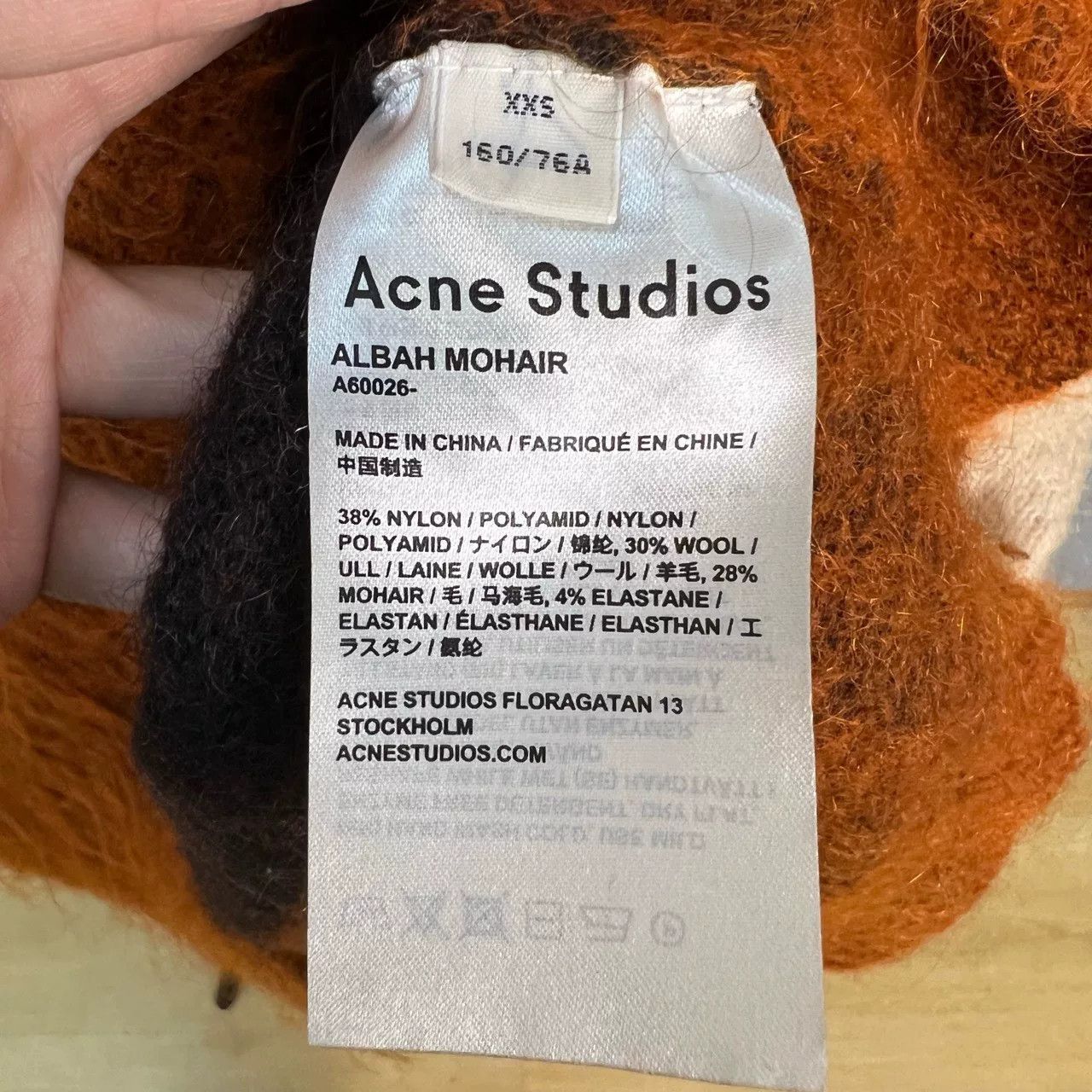 Acne Studios Acne Studios Mohair Sweater in Brown Size XXS / US 00 / IT 34 - 3 Thumbnail