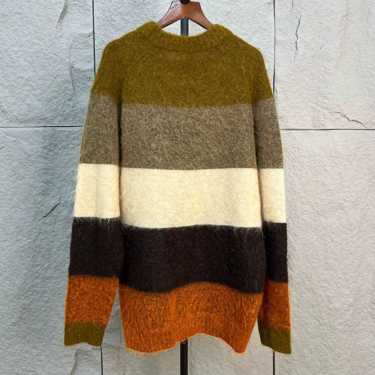 Acne Studios Acne Studios Mohair Sweater in Brown Size XXS / US 00 / IT 34 - 2 Thumbnail