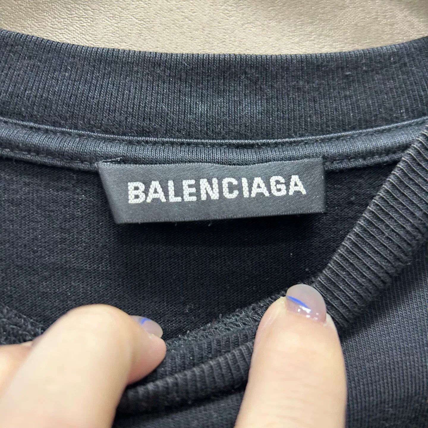 Balenciaga Balenciaga Black Graphic Short Sleeve T-Shirt Size US XS / EU 42 / 0 - 3 Thumbnail