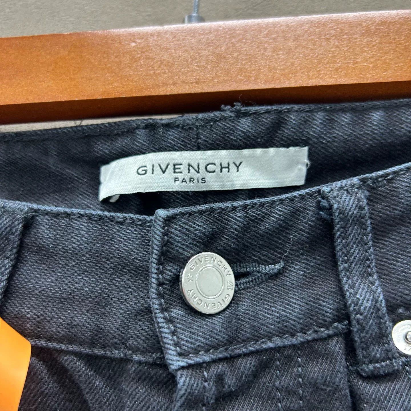 Givenchy Givenchy Black Denim Trousers Size 31 Size US 31 - 3 Thumbnail