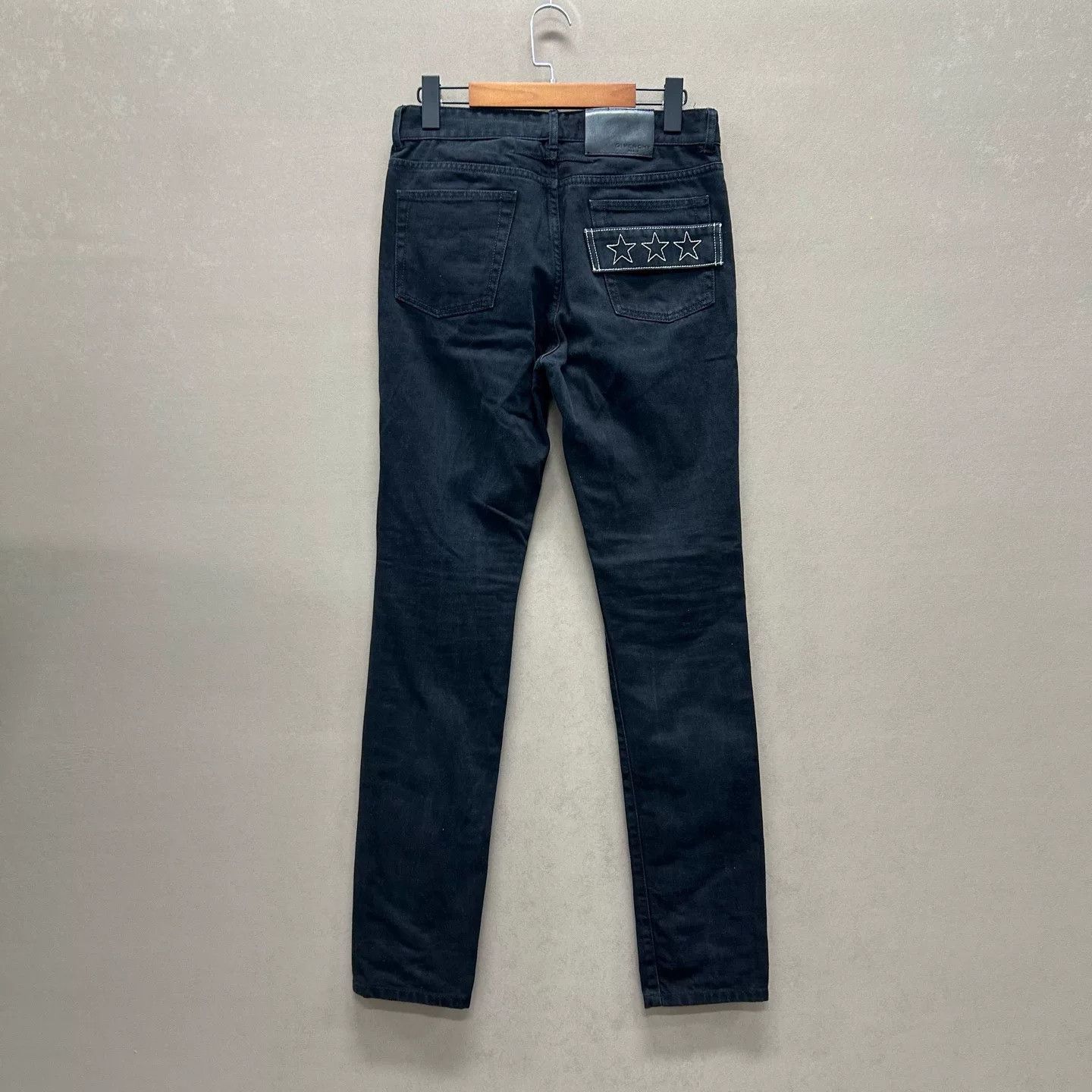 Givenchy Givenchy Black Denim Trousers Size 31 Size US 31 - 2 Thumbnail