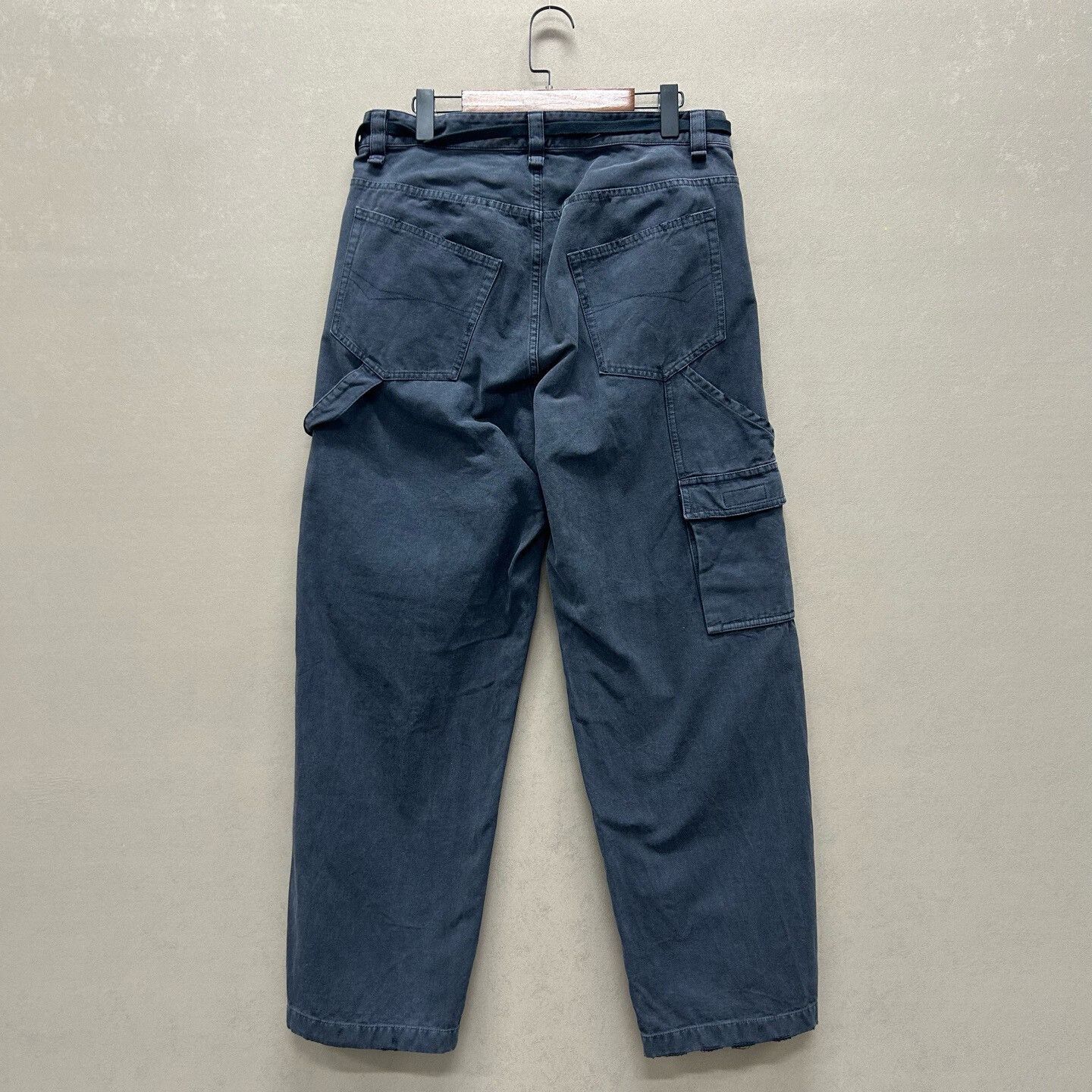 Balenciaga Balenciaga Distressed Utility Work Pants Size US 26 / EU 42 - 2 Thumbnail