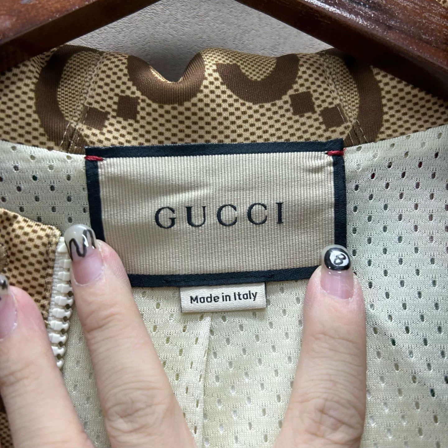 Gucci Gucci Brown Striped Zip-up Hooded Jacket Size US S / EU 44-46 / 1 - 3 Thumbnail