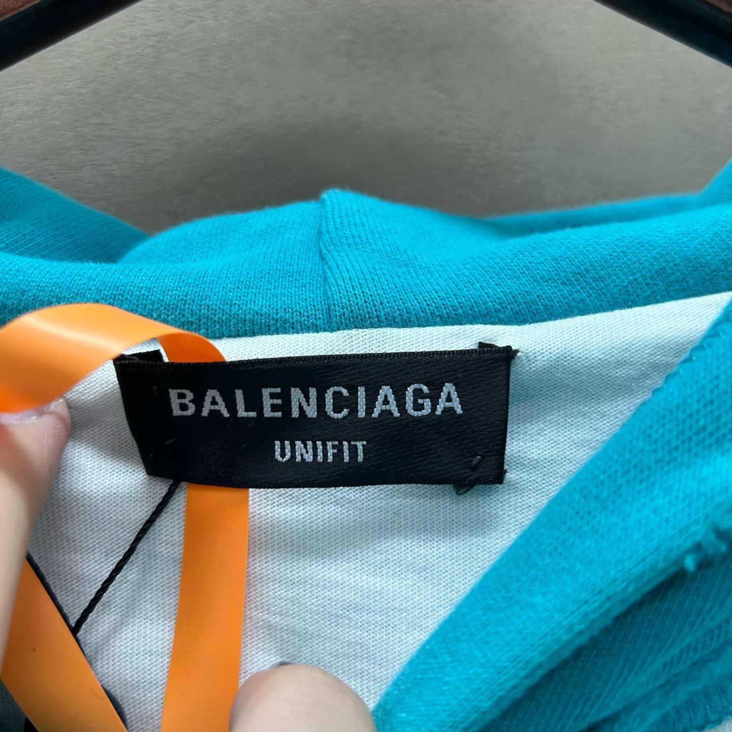Balenciaga Balenciaga Aqua Blue Layered Sweatshirt Size US S / EU 44-46 / 1 - 3 Thumbnail