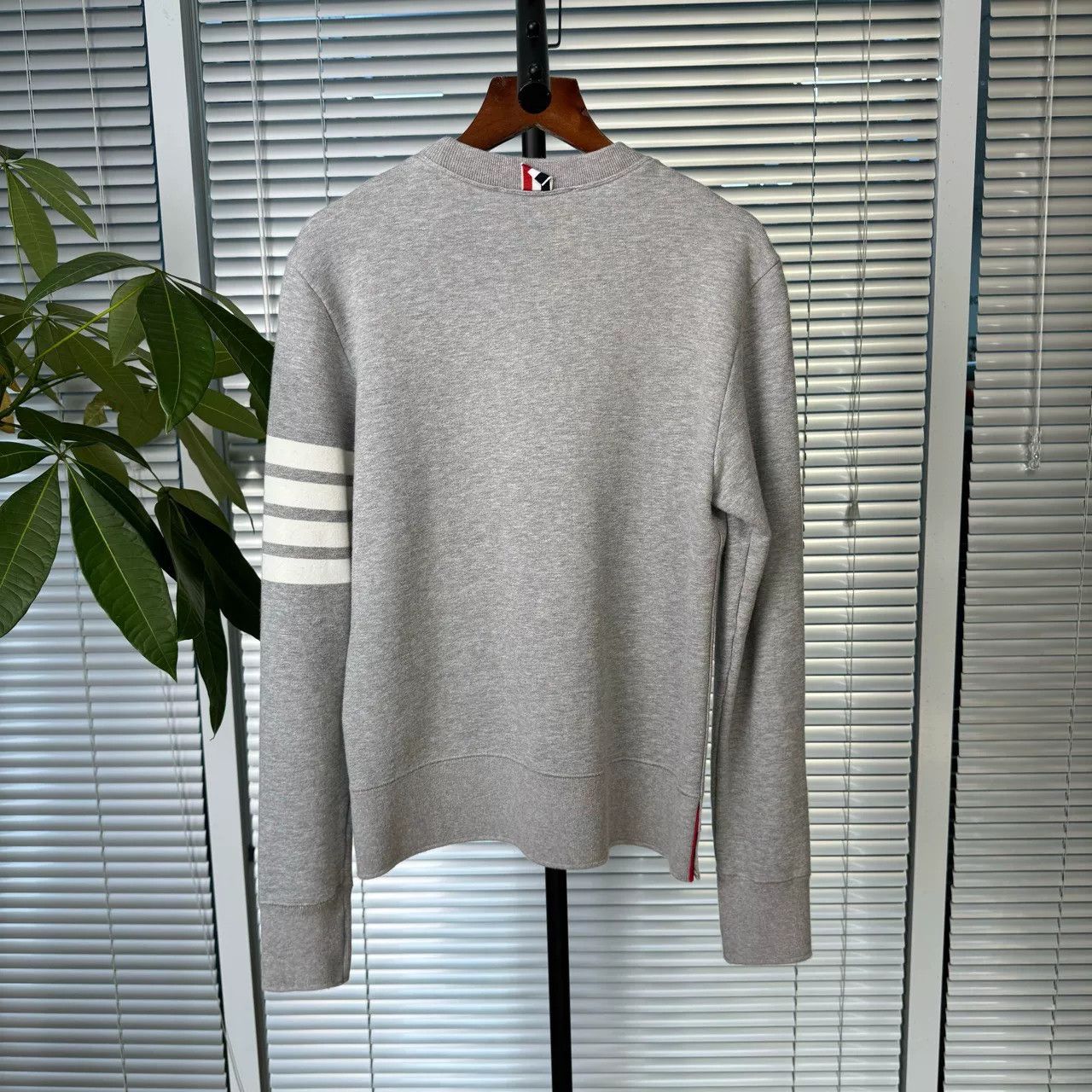 Thom Browne Thom Browne Gray Striped Sweatshirt Size US S / EU 44-46 / 1 - 2 Thumbnail