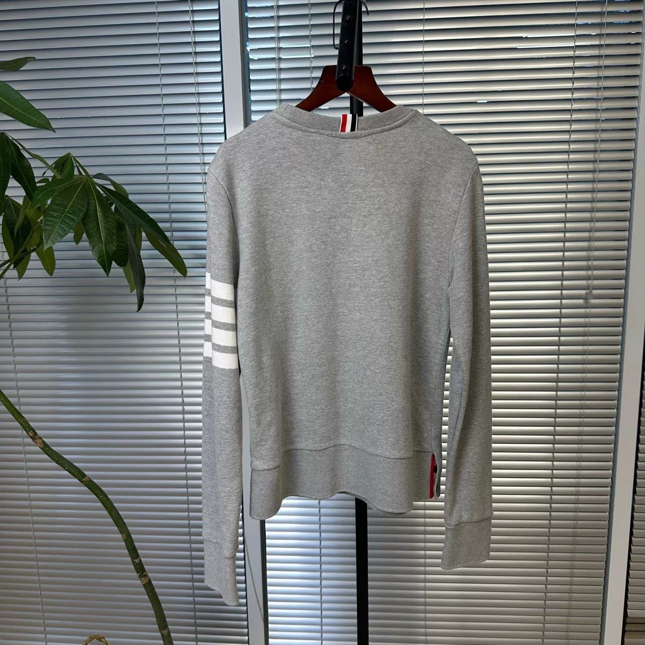 Thom Browne Thom Browne Gray Striped Sweatshirt Size US S / EU 44-46 / 1 - 5 Thumbnail