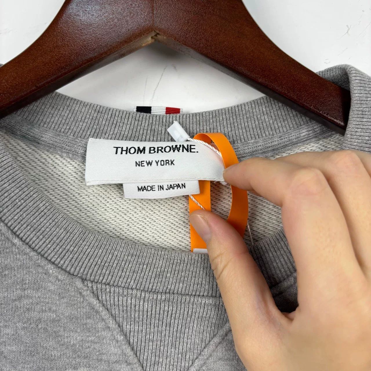 Thom Browne Thom Browne Gray Striped Sweatshirt Size US S / EU 44-46 / 1 - 2 Thumbnail