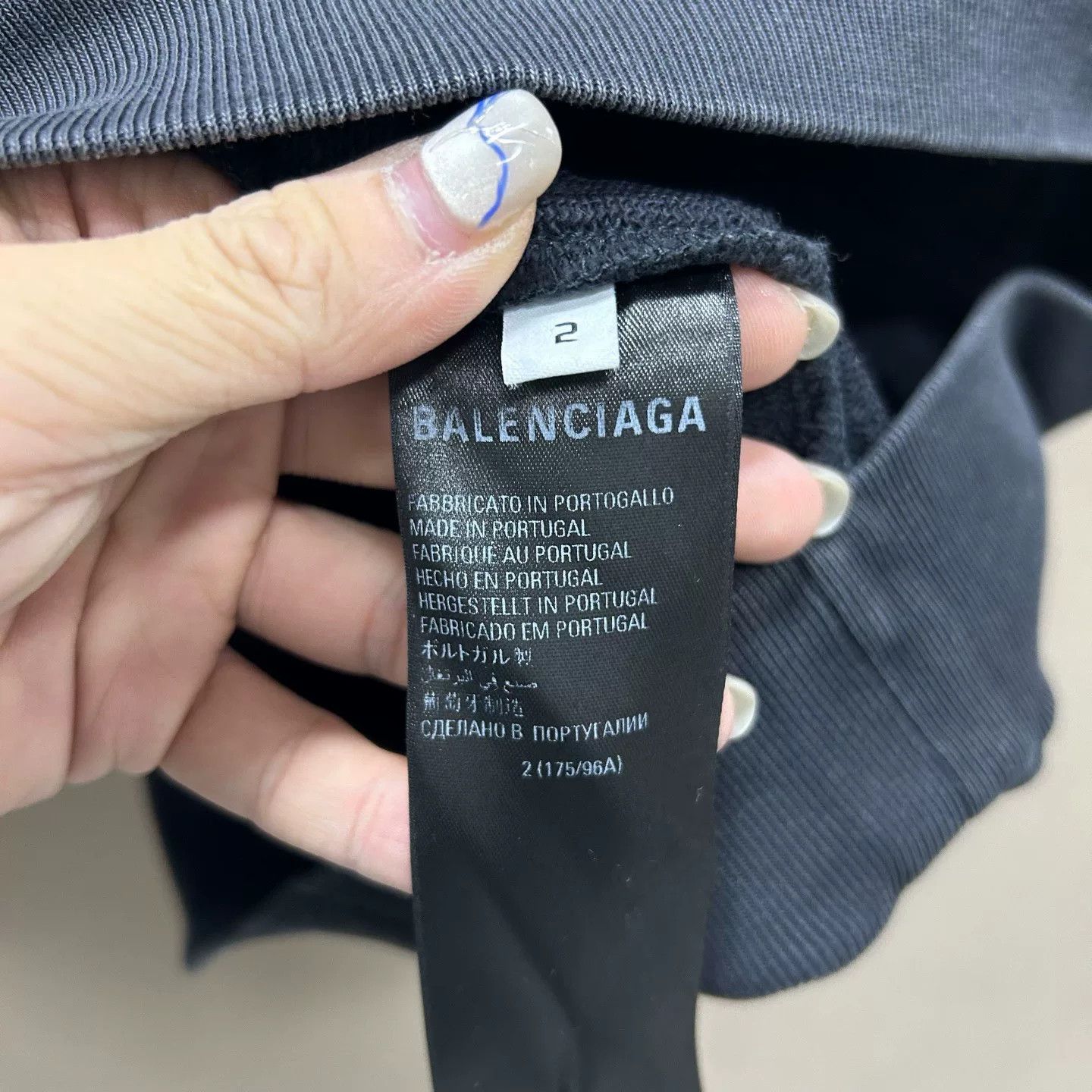 Balenciaga Balenciaga Washed Black Vintage Hoodie Size US M / EU 48-50 / 2 - 4 Thumbnail