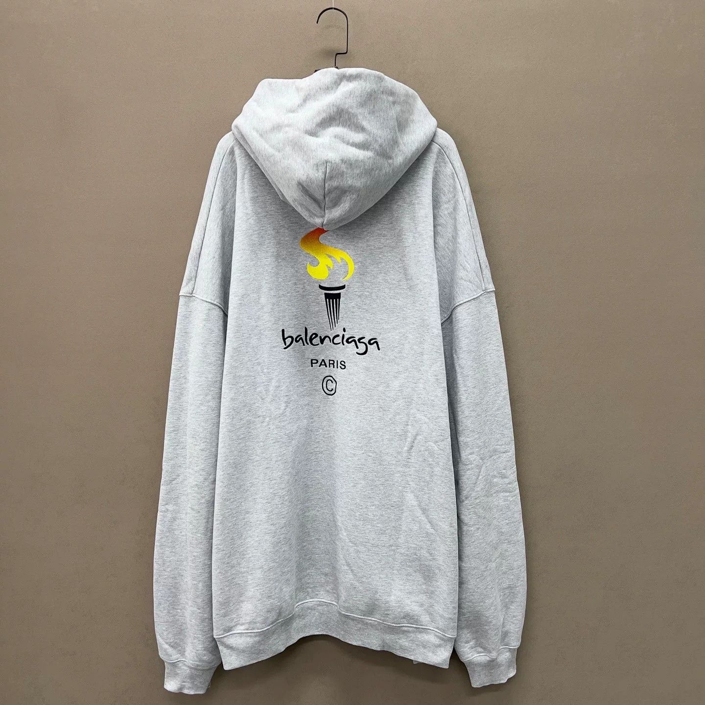 Balenciaga Balenciaga Limited Torch Embroidered Hoodie Size US XS / EU 42 / 0 - 4 Thumbnail