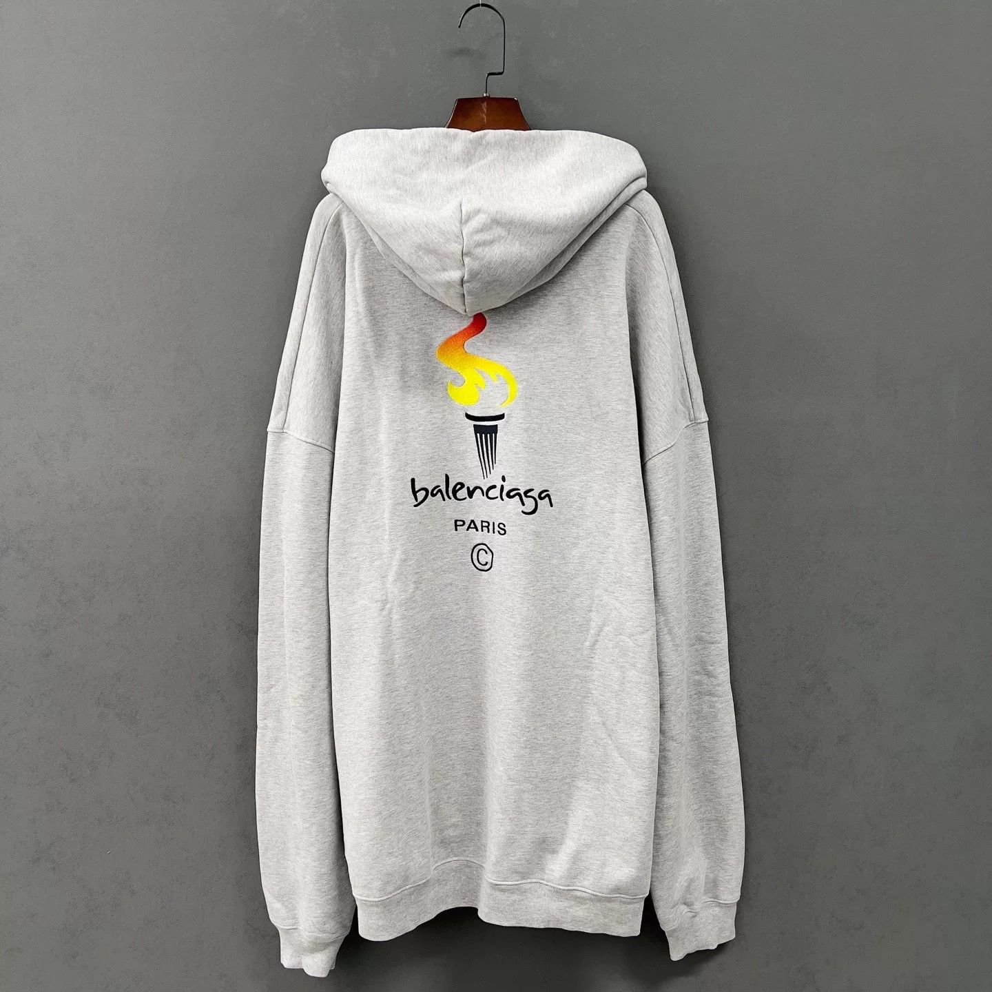 Balenciaga Balenciaga Limited Torch Embroidered Hoodie Size US XS / EU 42 / 0 - 2 Thumbnail