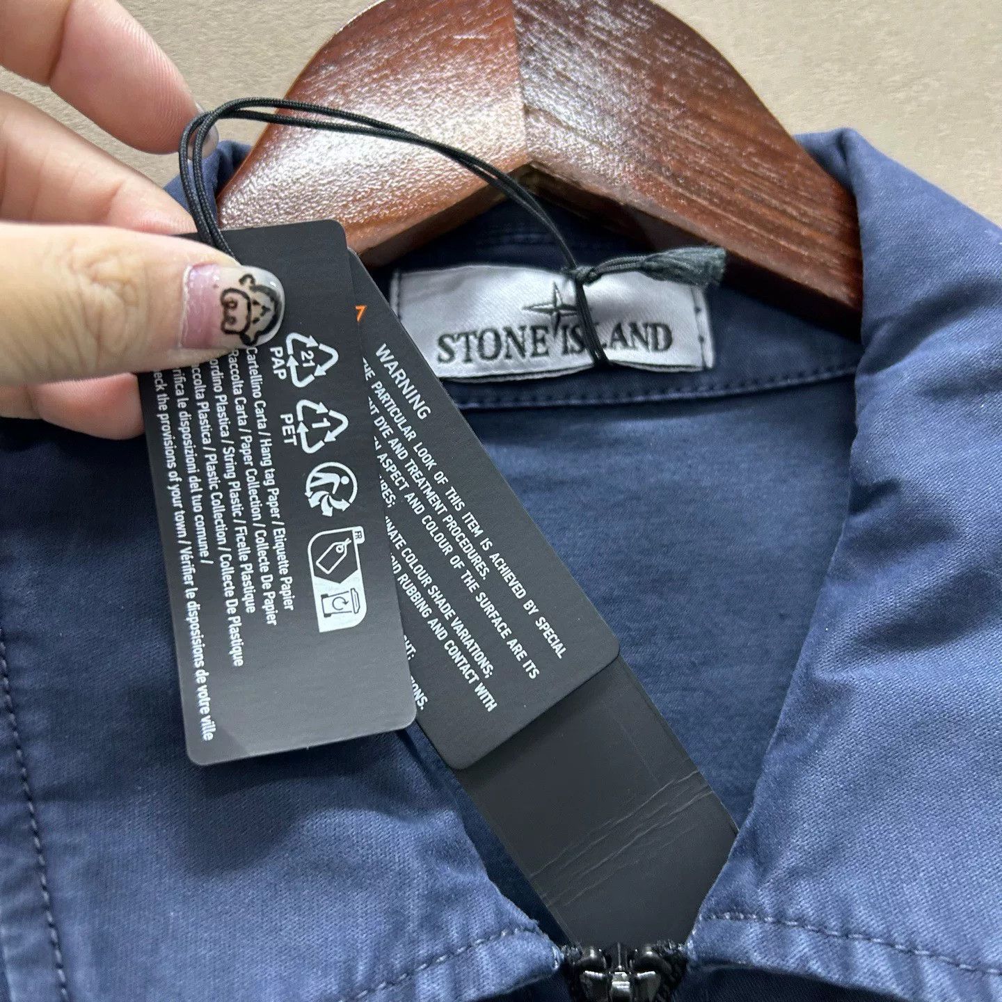 Stone Island Stone Island Midnight Blue Jacket Size US L / EU 52-54 / 3 - 3 Thumbnail