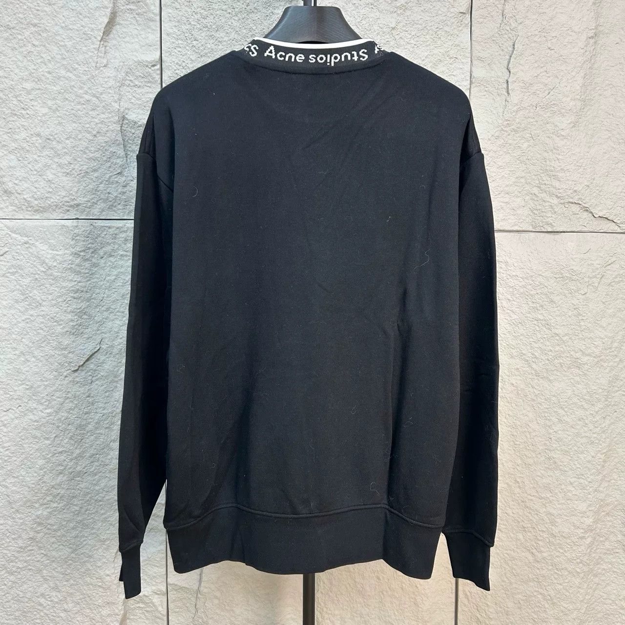 Acne Studios Acne Studios Logo Sweatshirt in Black Size US S / EU 44-46 / 1 - 2 Thumbnail