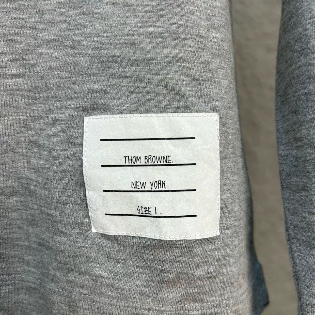 Thom Browne Thom Browne Gray Crewneck Sweatshirt Size US S / EU 44-46 / 1 - 5 Thumbnail