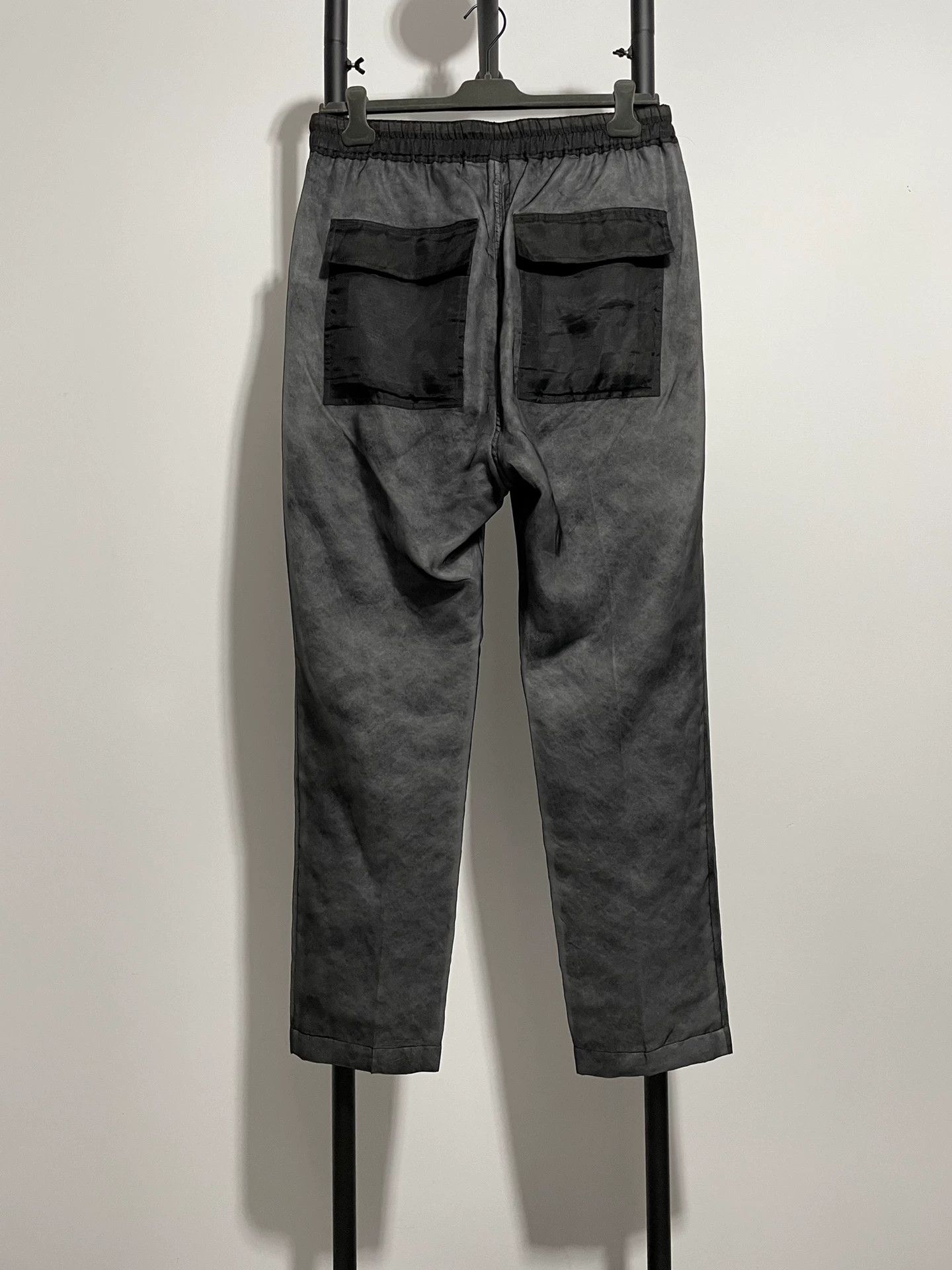 Rick Owens Rick Owens Black Silk Pants Size US 26 / EU 42 - 2 Thumbnail