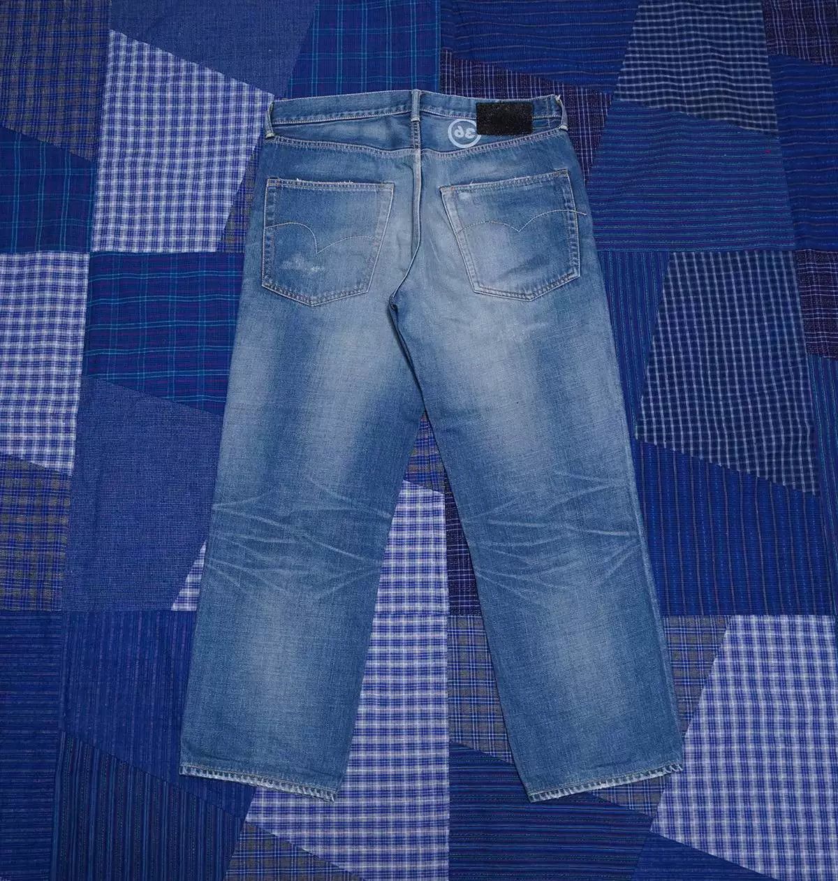 Visvim Visvim Fluxus Denim 01 Indigo Pants Size US 36 / EU 52 - 2 Thumbnail