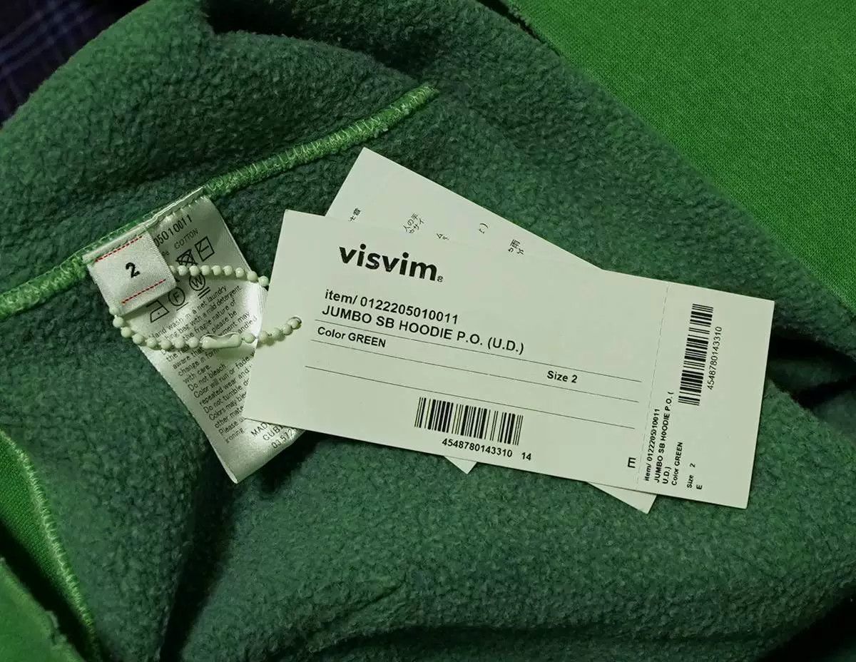 Visvim Visvim Jumbo SB Hoodie Green Size US M / EU 48-50 / 2 - 5 Thumbnail