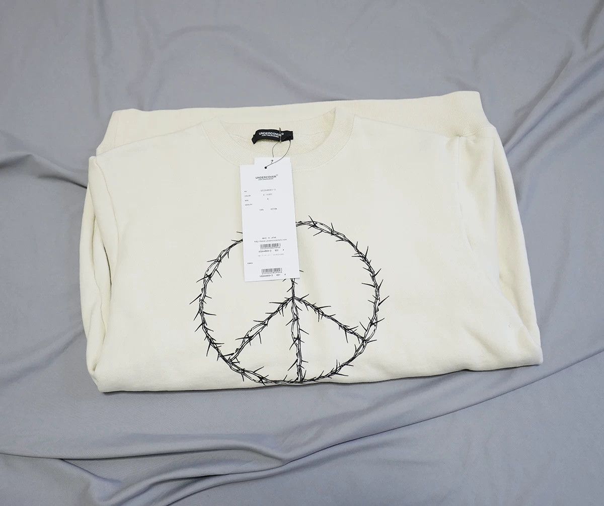 Undercover UNDERCOVER Peace Sign Sweatshirt Size US XL / EU 56 / 4 - 4 Thumbnail