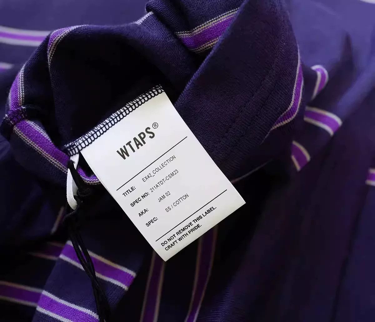 Wtaps WTAPS Jam 02 Tee Retro Striped T-Shirt Size US XXS / EU 40 - 7 Thumbnail