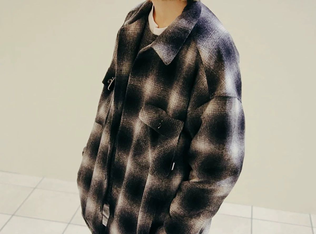 Neighborhood Oversized Wool Shirt Jacket Size US M / EU 48-50 / 2 - 7 Thumbnail