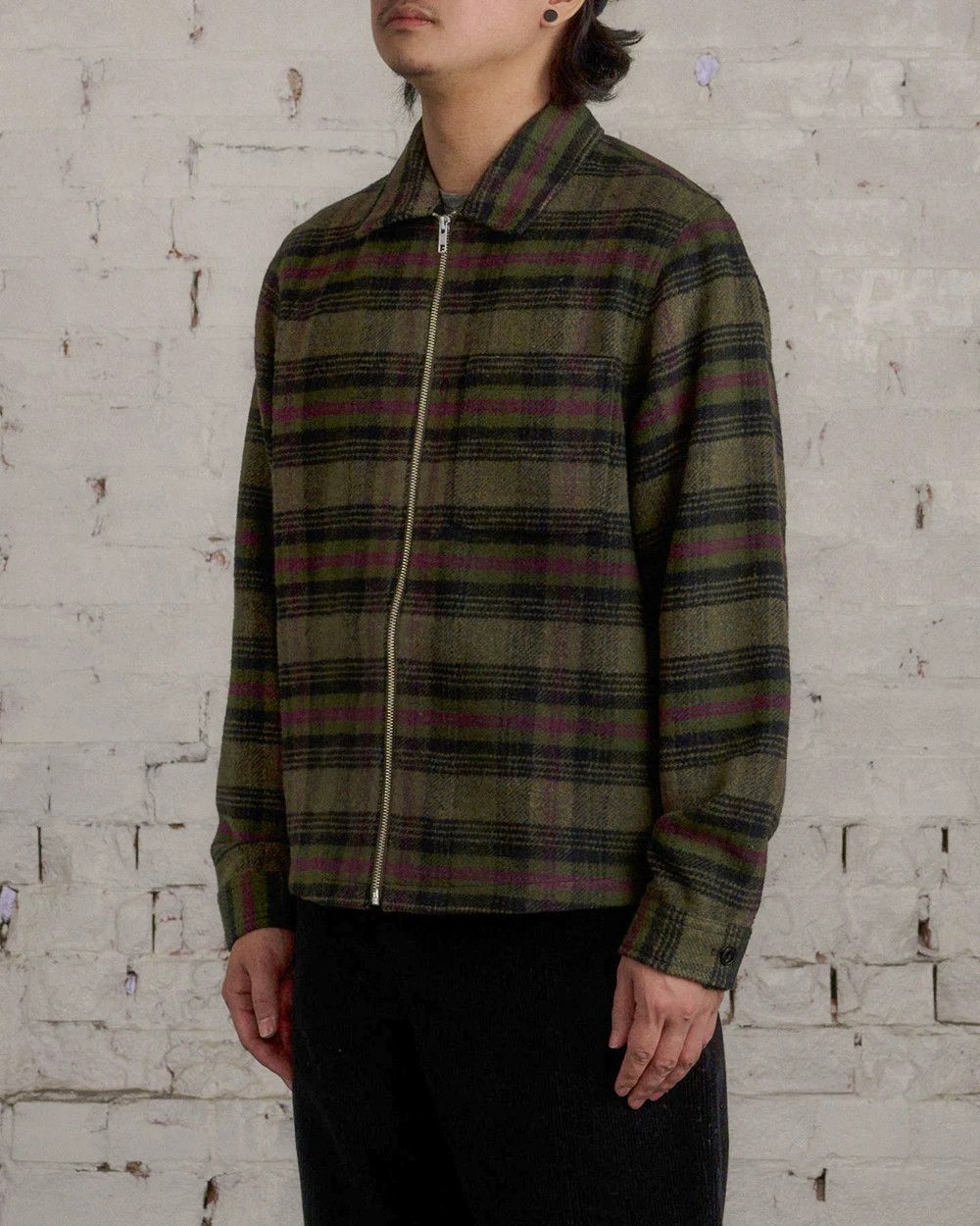 Stussy Stussy Reed Wool Plaid Zip Shirt Size US XL / EU 56 / 4 - 8 Thumbnail
