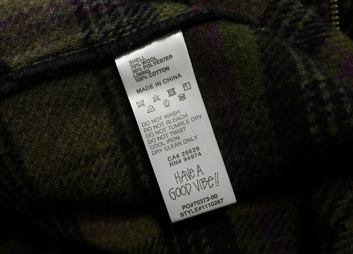 Stussy Stussy Reed Wool Plaid Zip Shirt Size US XL / EU 56 / 4 - 5 Thumbnail