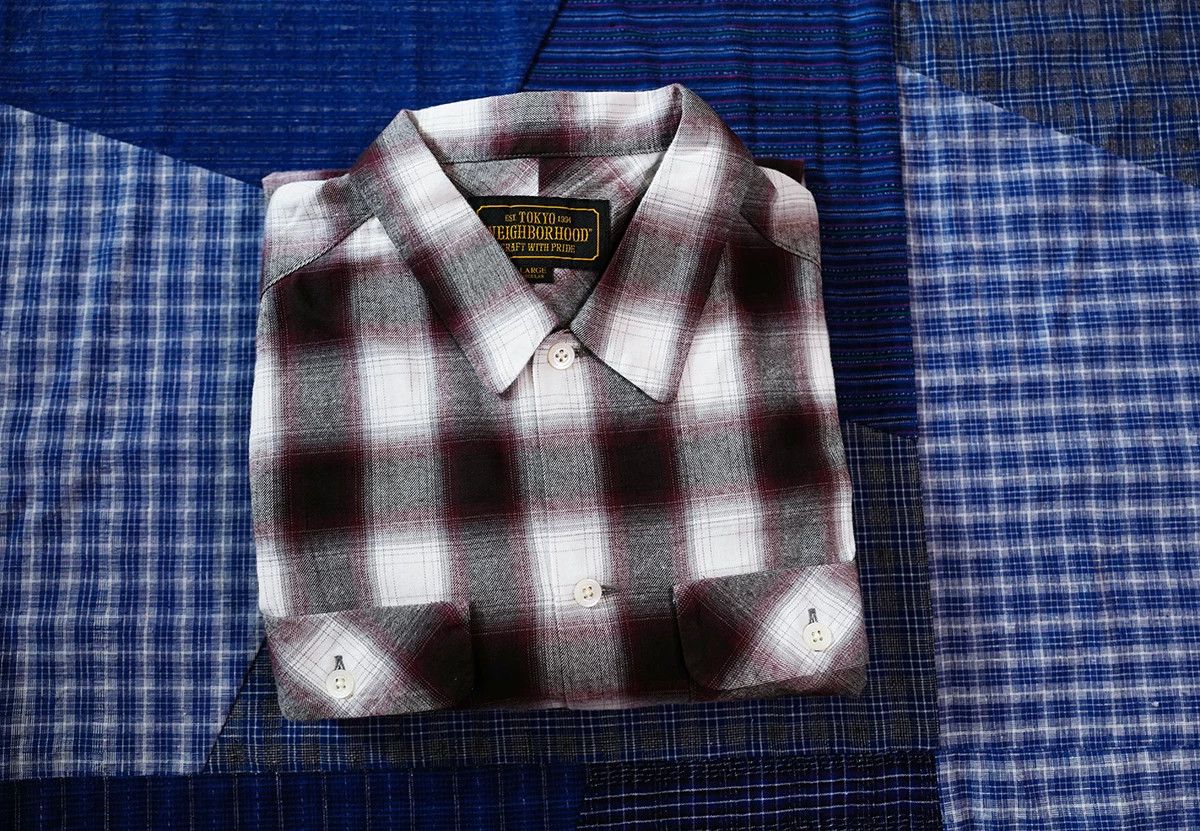 Neighborhood Neighborhood Short Sleeve Checkered Shirt Size US L / EU 52-54 / 3 - 3 Thumbnail