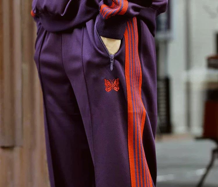 Needles Needles Purple Track Pants Size US 28 / EU 44 - 7 Thumbnail