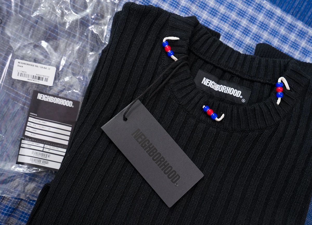 Neighborhood Neighborhood Rib Knit Sweater with Necklace Size US L / EU 52-54 / 3 - 5 Thumbnail