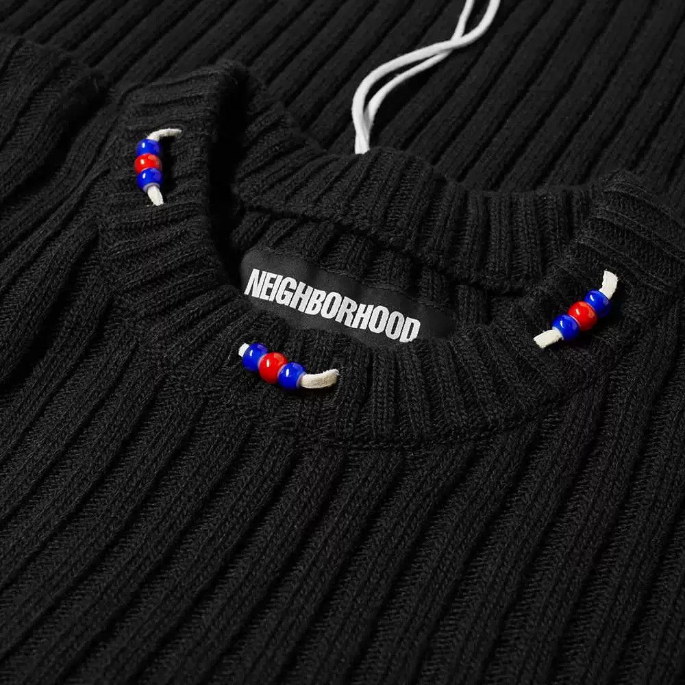 Neighborhood Neighborhood Rib Knit Sweater with Necklace Size US L / EU 52-54 / 3 - 3 Thumbnail