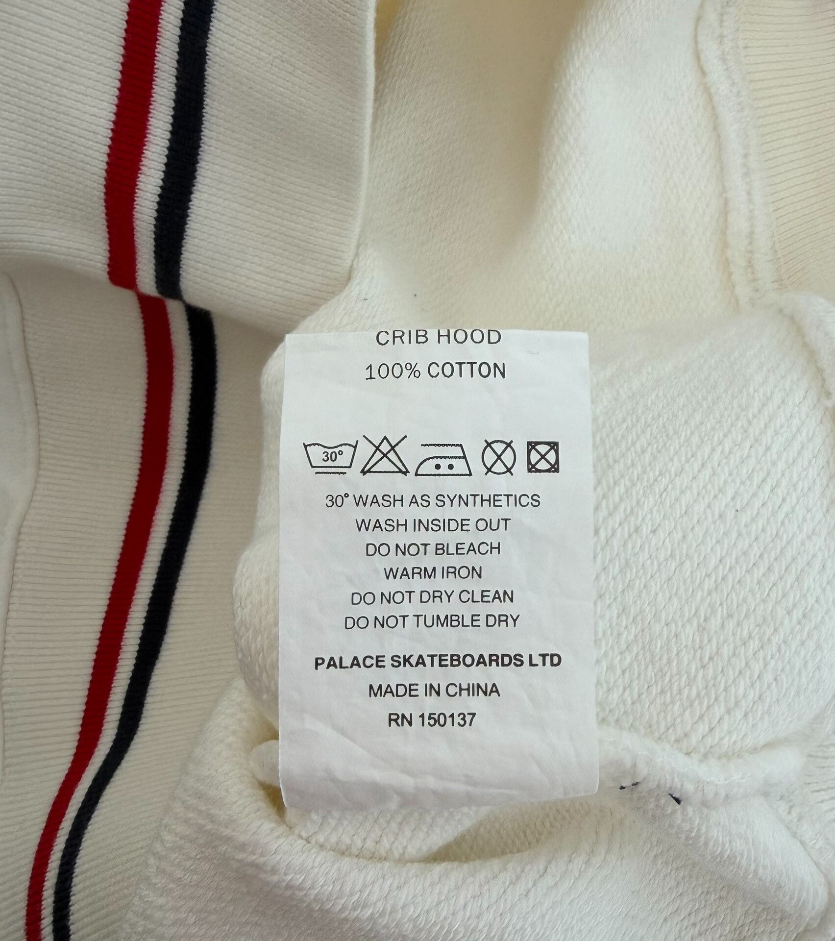 Palace Palace Crib Hoodie White Medium Size US M / EU 48-50 / 2 - 5 Thumbnail