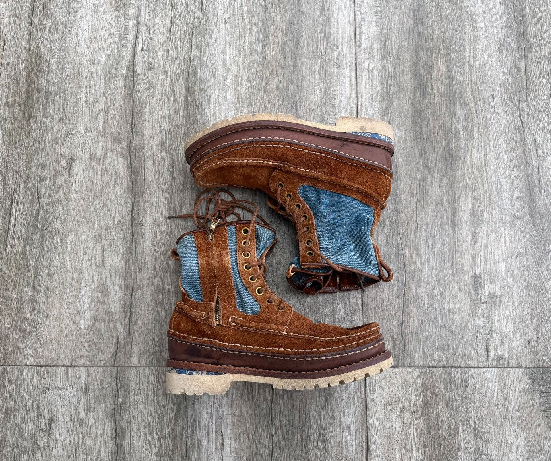 Visvim VISVIM Grizzly Boots-Folk High Top Shoes Size US 9 / EU 42 - 4 Thumbnail