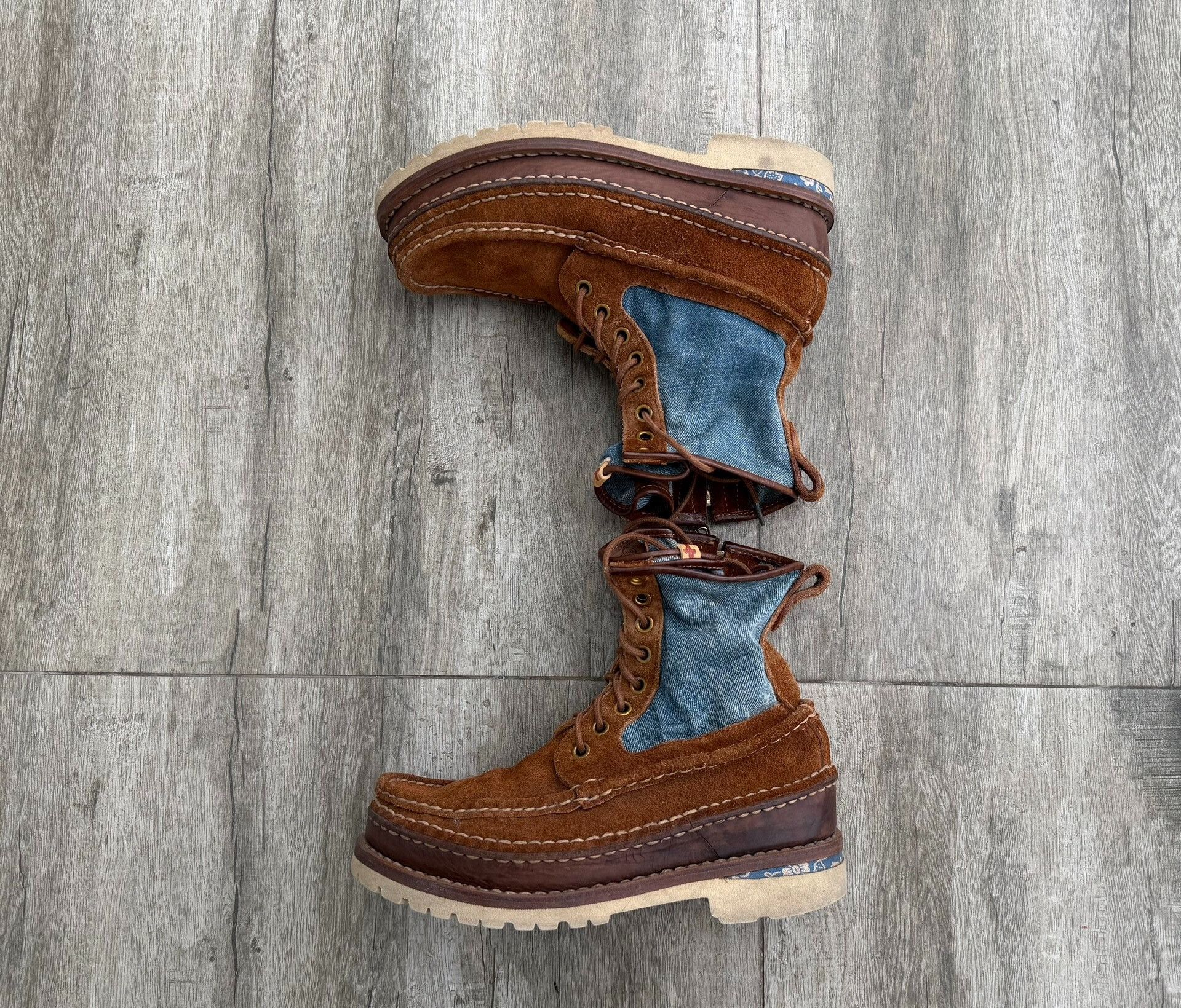 Visvim VISVIM Grizzly Boots-Folk High Top Shoes Size US 9 / EU 42 - 3 Thumbnail