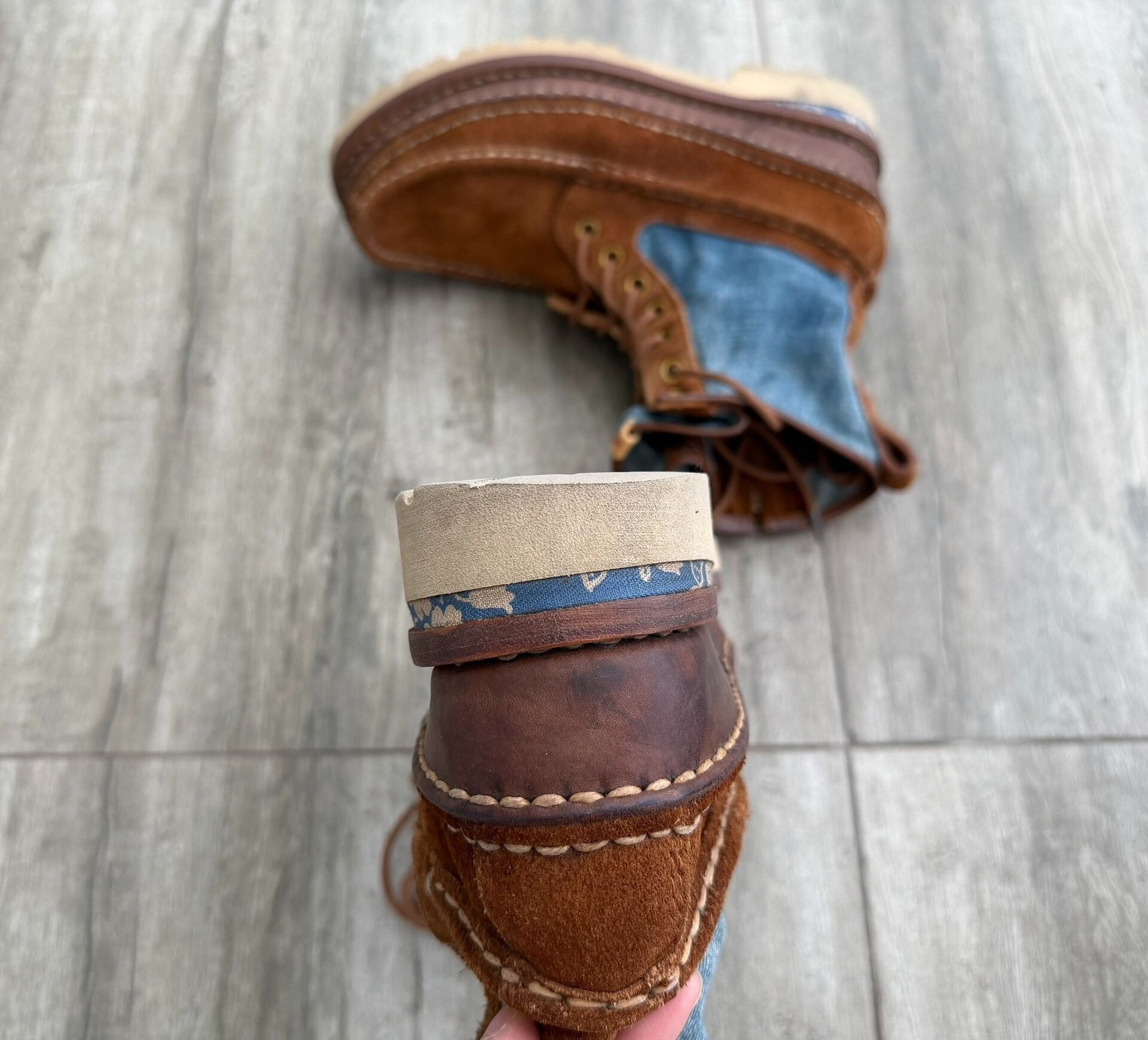 Visvim VISVIM Grizzly Boots-Folk High Top Shoes Size US 9 / EU 42 - 6 Thumbnail