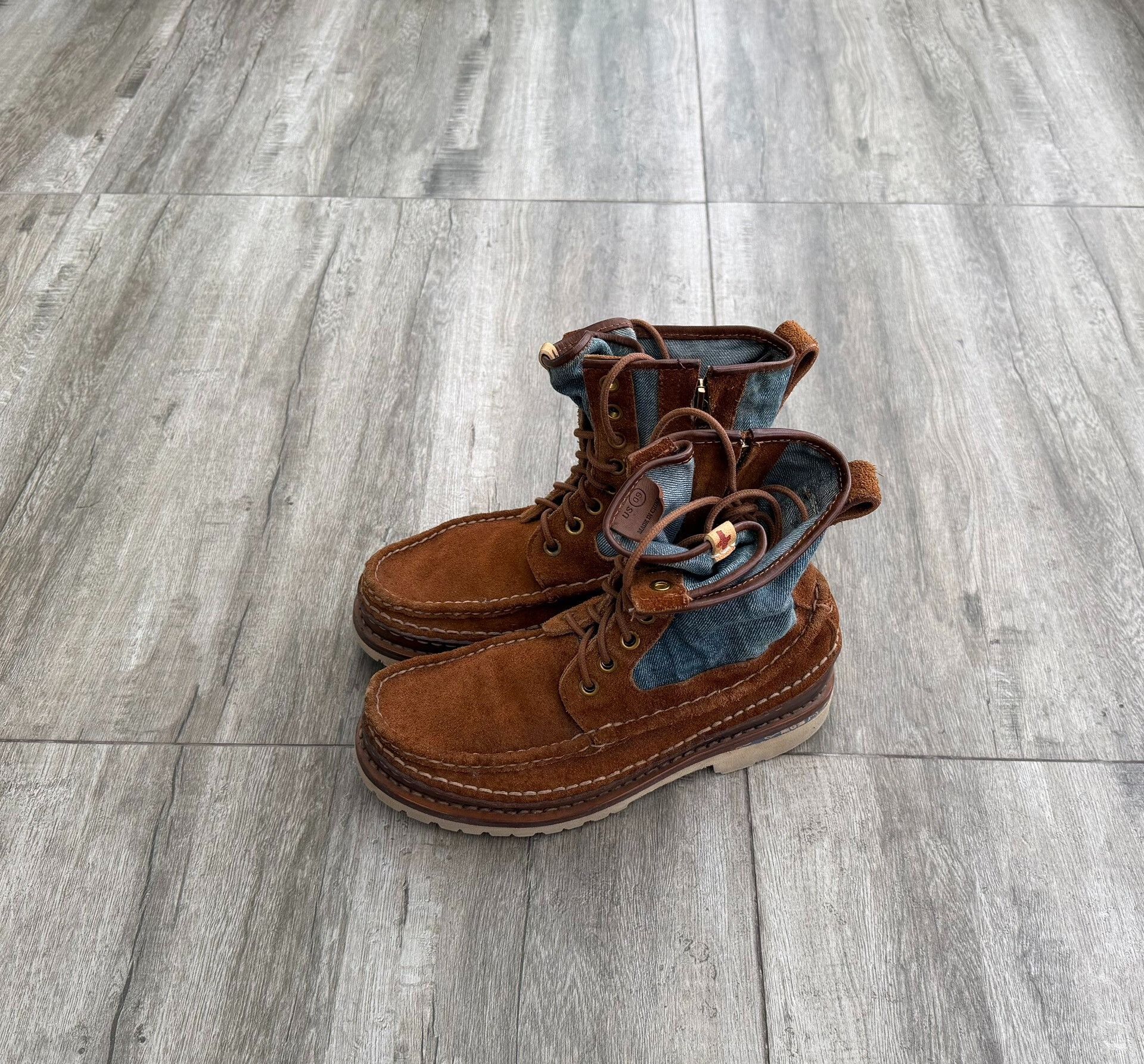 Visvim VISVIM Grizzly Boots-Folk High Top Shoes Size US 9 / EU 42 - 2 Thumbnail
