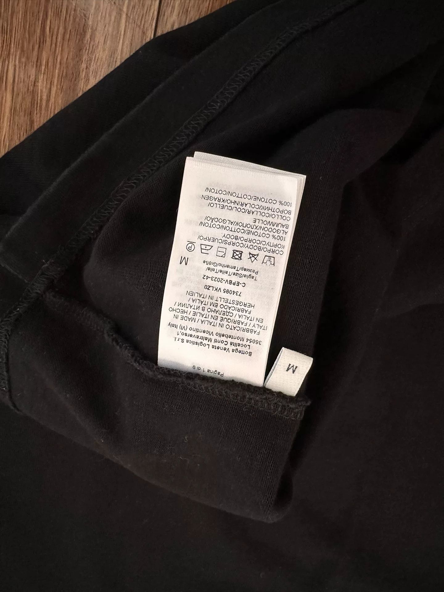 Bottega Veneta Bottega Veneta Logo Embroidered Short Sleeve Tee Size US M / EU 48-50 / 2 - 4 Thumbnail