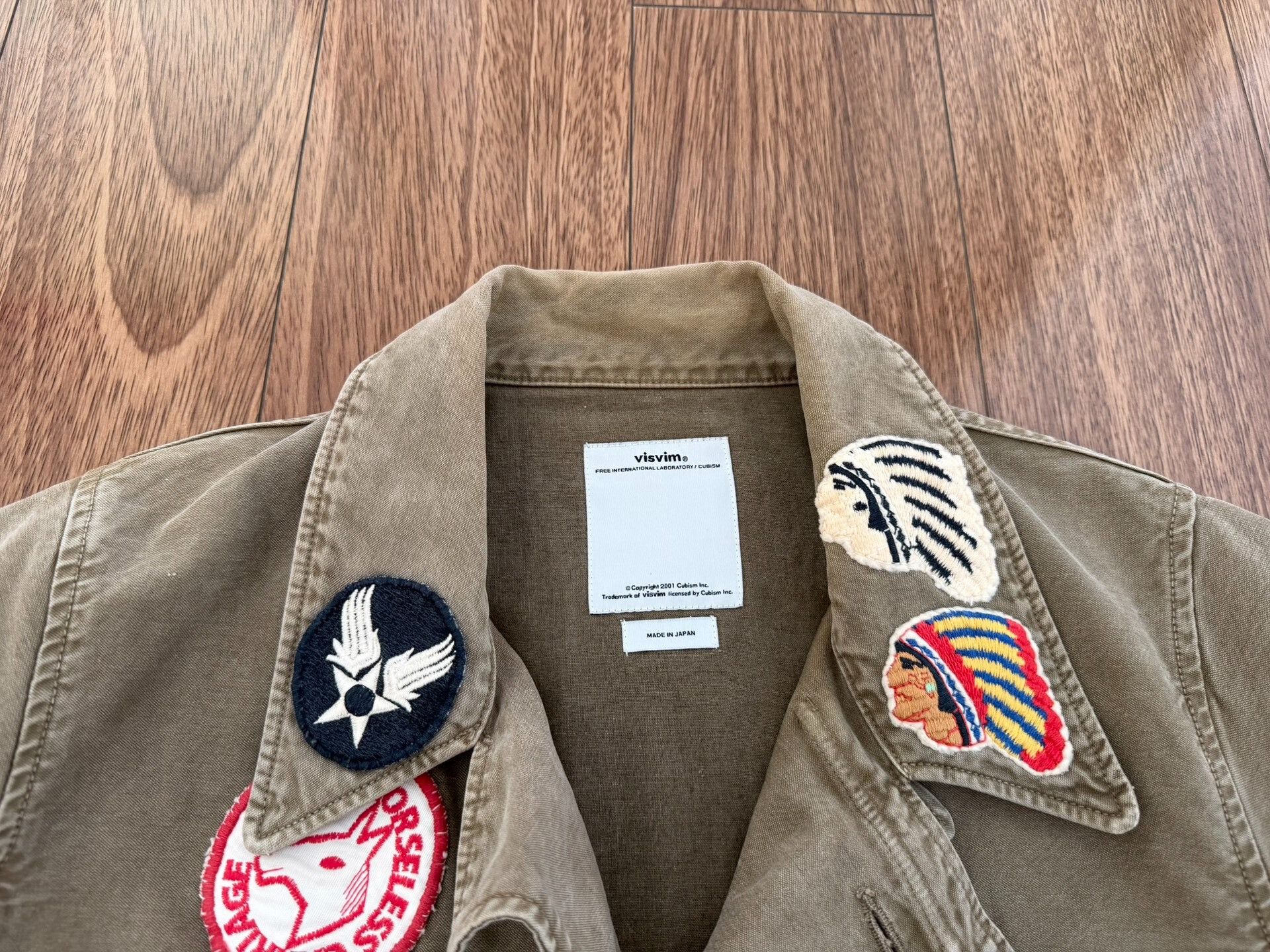 Visvim VISVIM ACHSE JKT PATCHES Damaged Chino Jacket Size US M / EU 48-50 / 2 - 3 Thumbnail