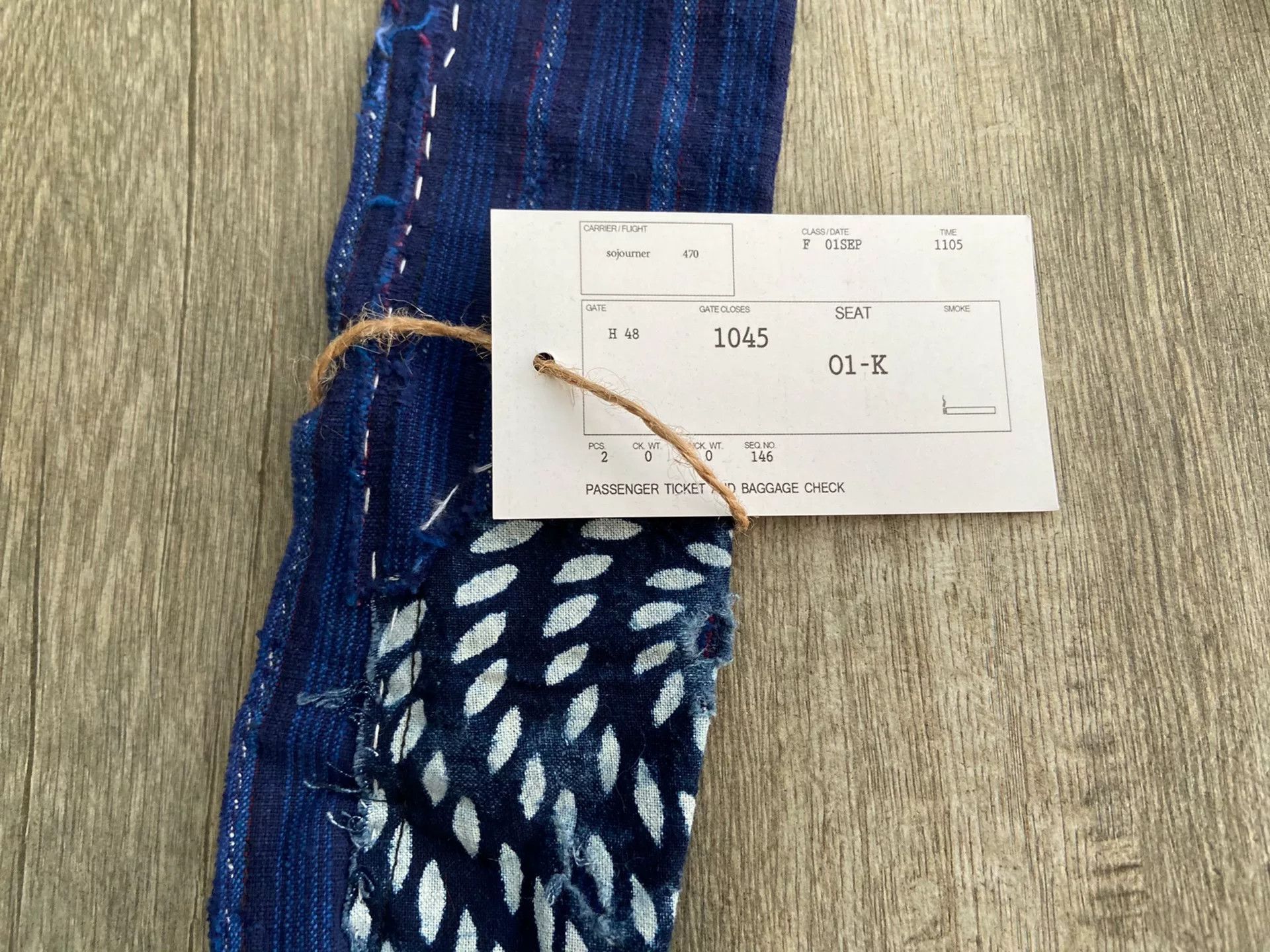 Vagabond Sojourner Kofu Bag in Indigo Dye Size ONE SIZE - 4 Thumbnail